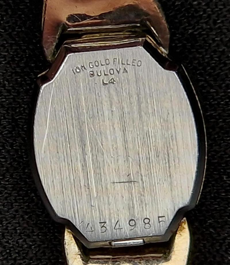 Back case, 10k GF, Bulova L4, 434985
