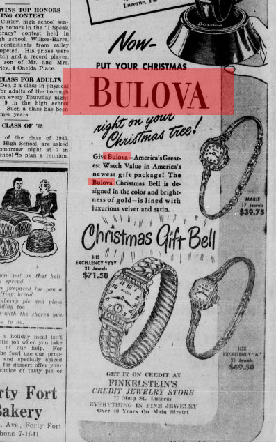 Bulova Watch