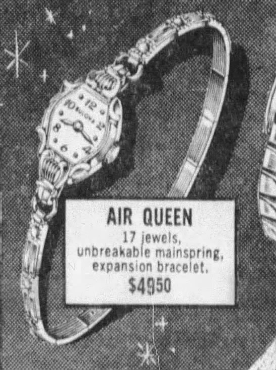 Bulova Watch advert