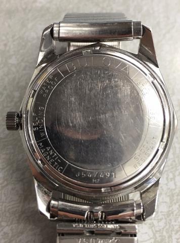 1967 Bulova Commander AO back