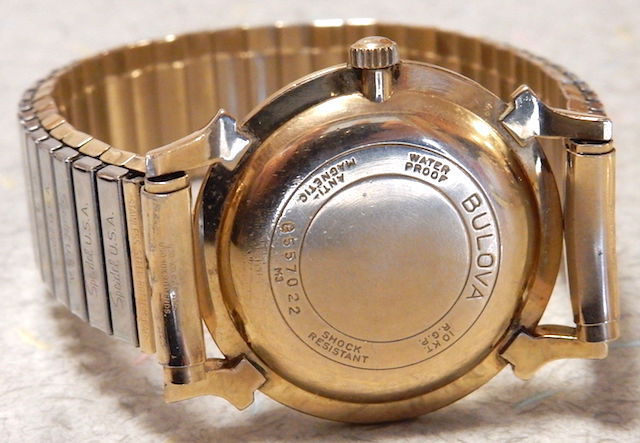 1963 Bulova watch caseback