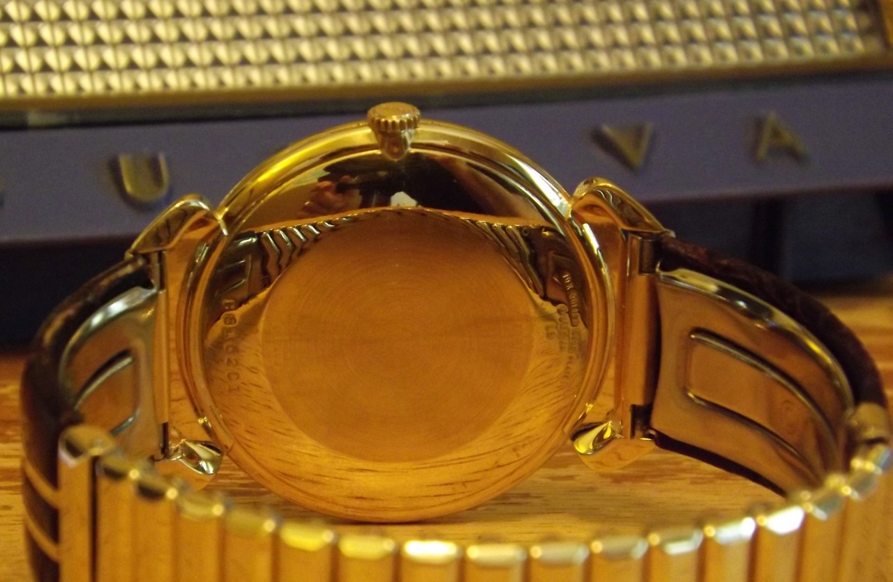 Bulova watch, back view