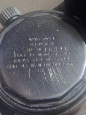 1961 Bulova watch