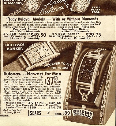 Bulova Watch advert