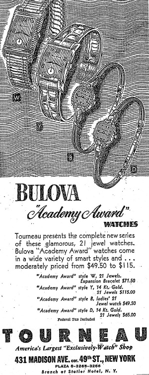 Bulova Watch advert