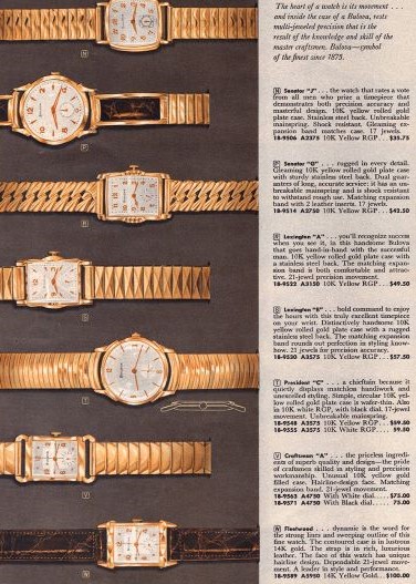 Bulova Watch advert