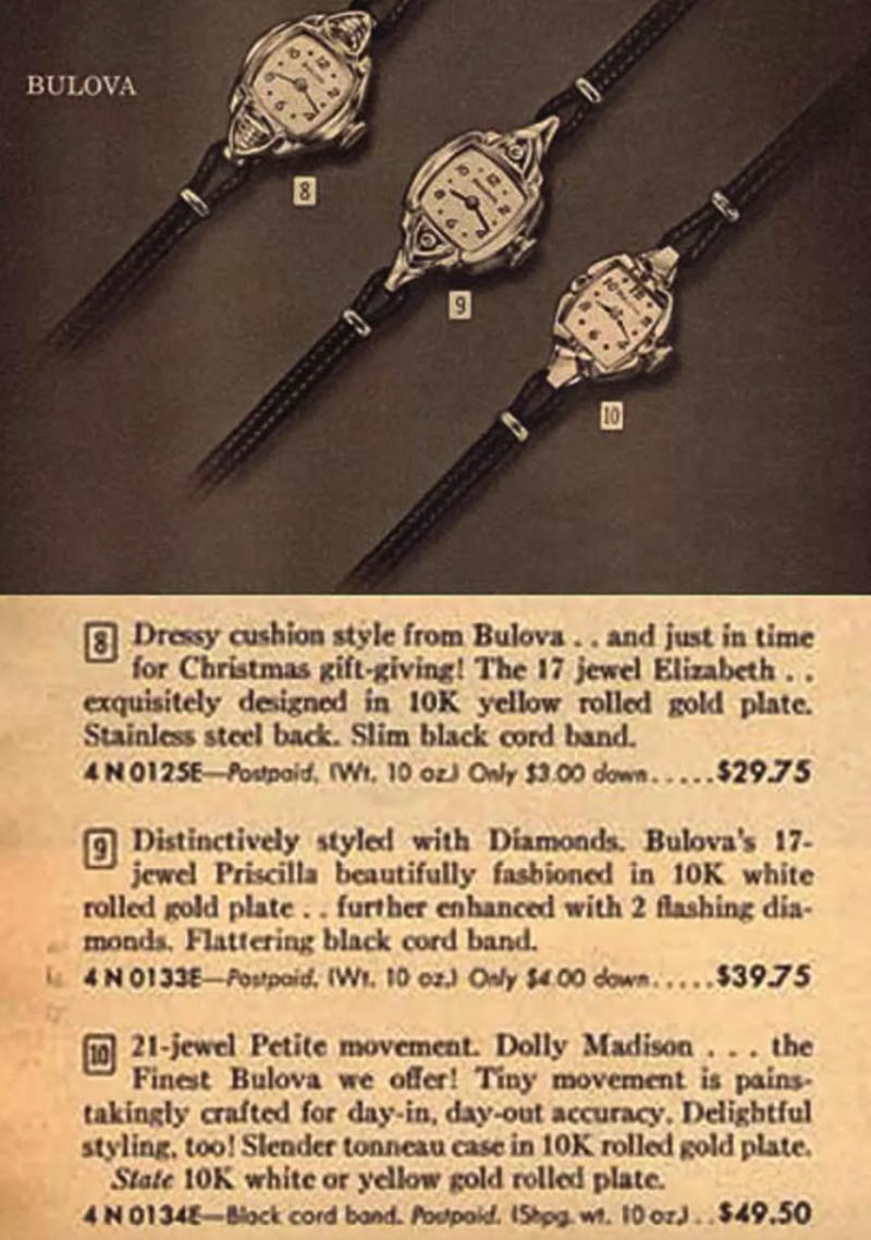 Bulova ad I found online, not sure of year.