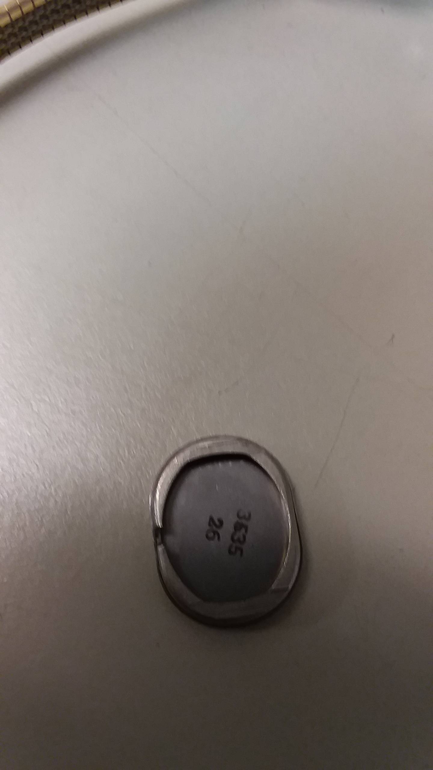 Bulova watch inside marking