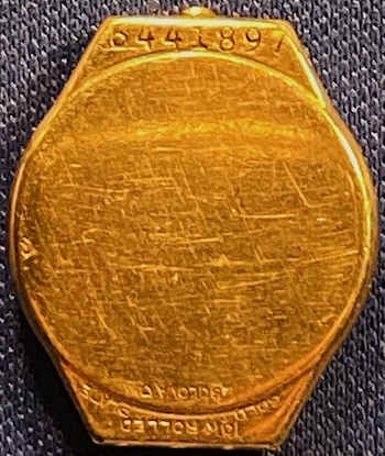 Bulova Dauphine case back outside