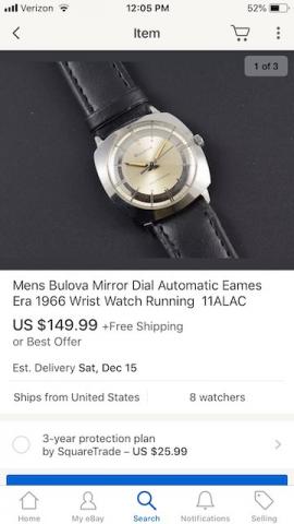 1967 Bulova watch