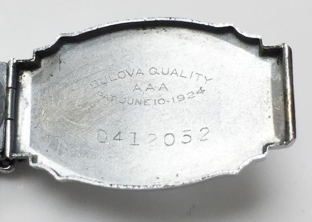 1930 Bulova watch