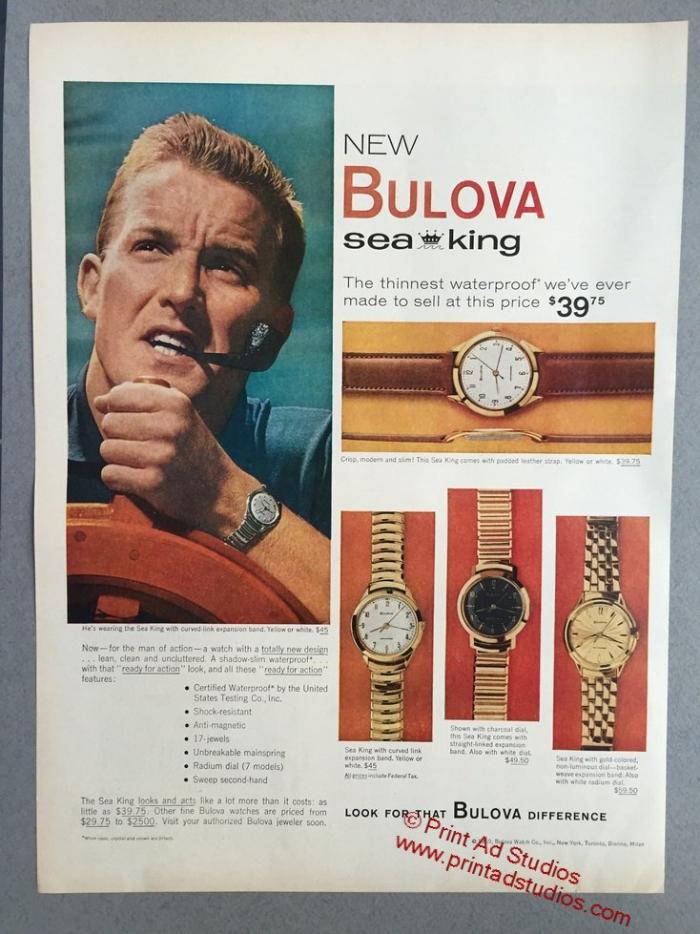 Bulova Watch advert