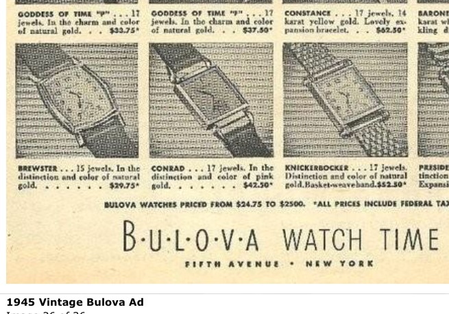 Bulova Watch