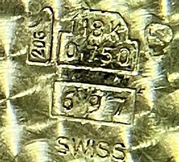 Inside backing markings