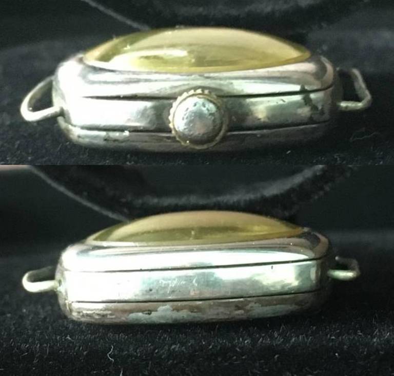 Bulova sterling trench lug sides