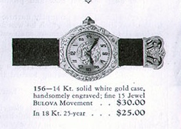 Bulova Watch advert