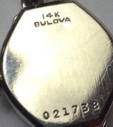 1960 Bulova watch