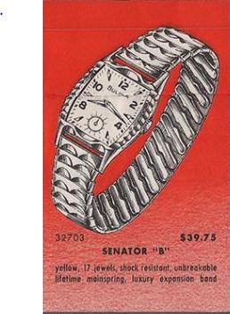 Bulova Watch advert