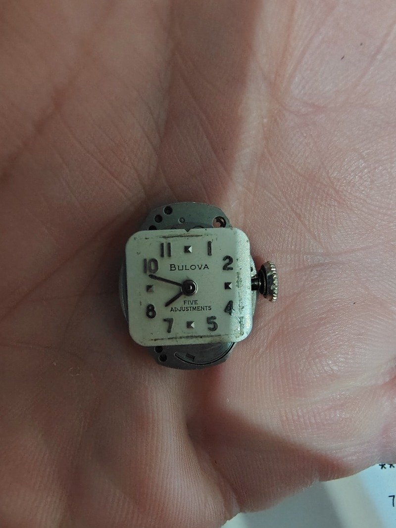 Bulova ladies watch front dial