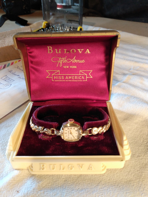 Watch with case